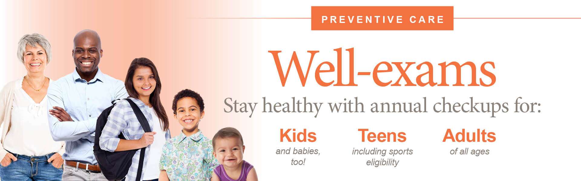 Preventive Care 5 well exam