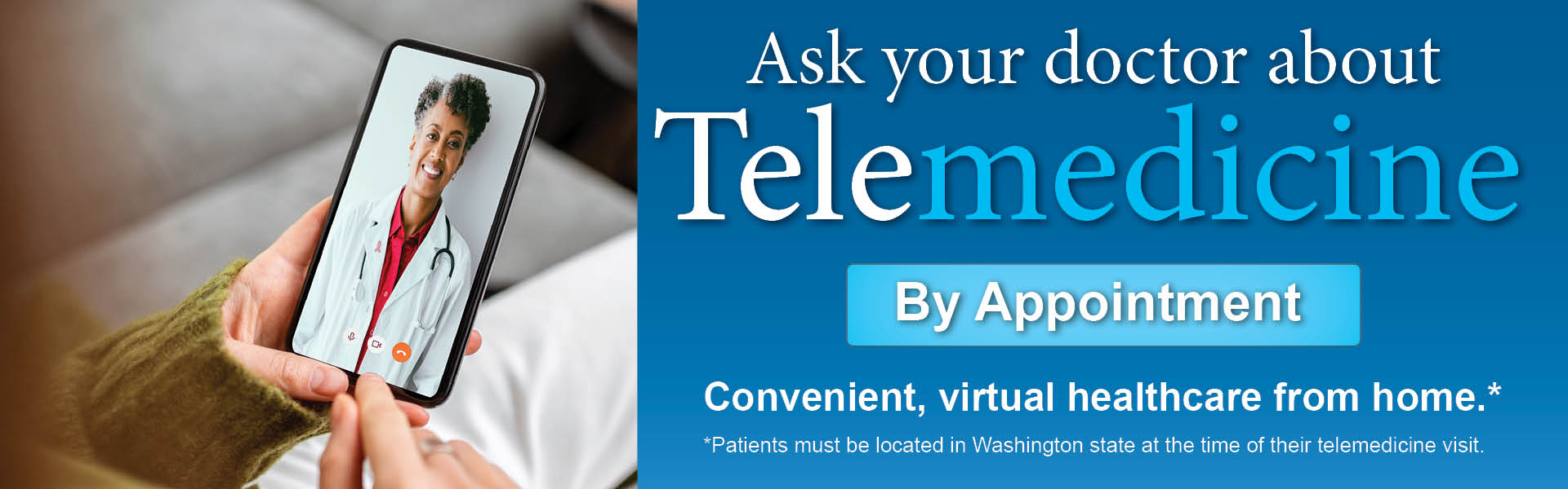 Telemedicine by appointment