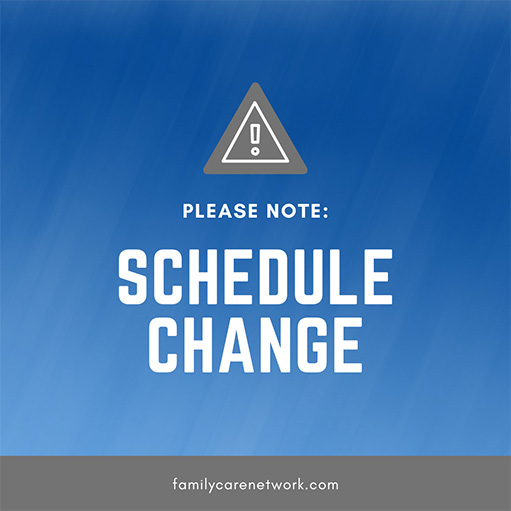 Schedule Change