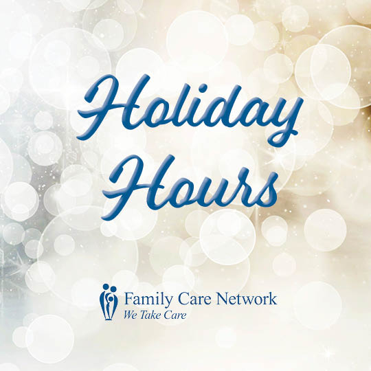 New  Year’s hours at Family Care Network
