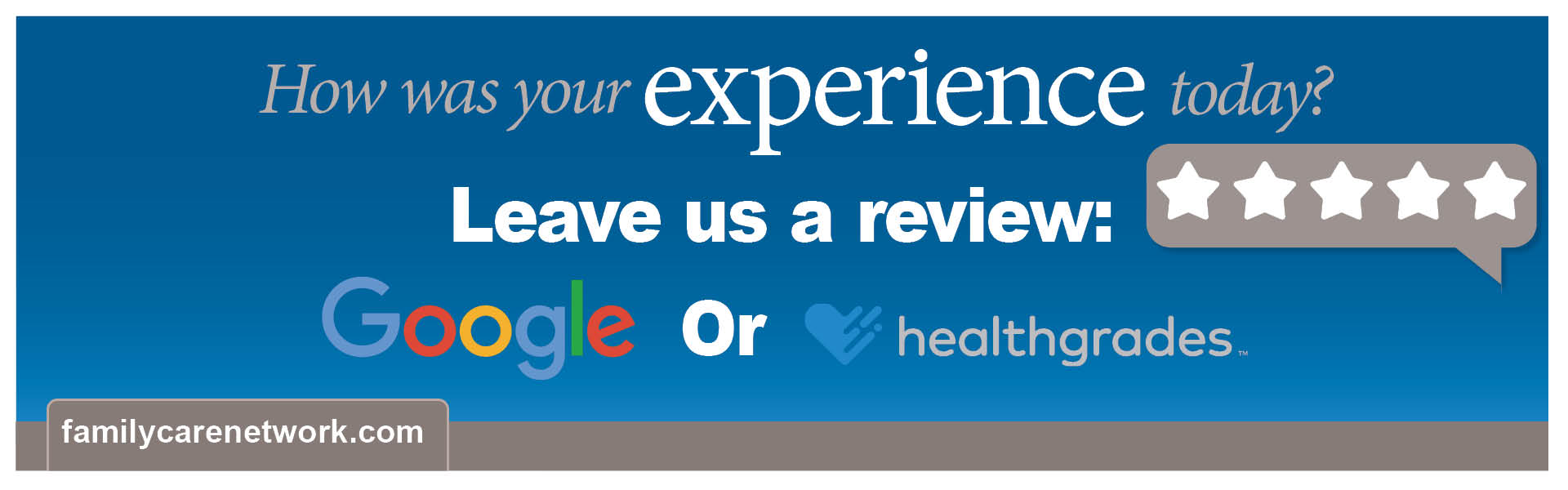 Leave us a review